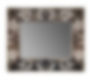Handcrafted French style mirror with hand-ground finish