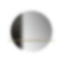 Contemporary mirror with black marble