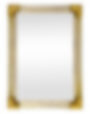 Contemporary mirror with golden finish