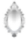 Handcrafted French style mirror with hand-ground finish